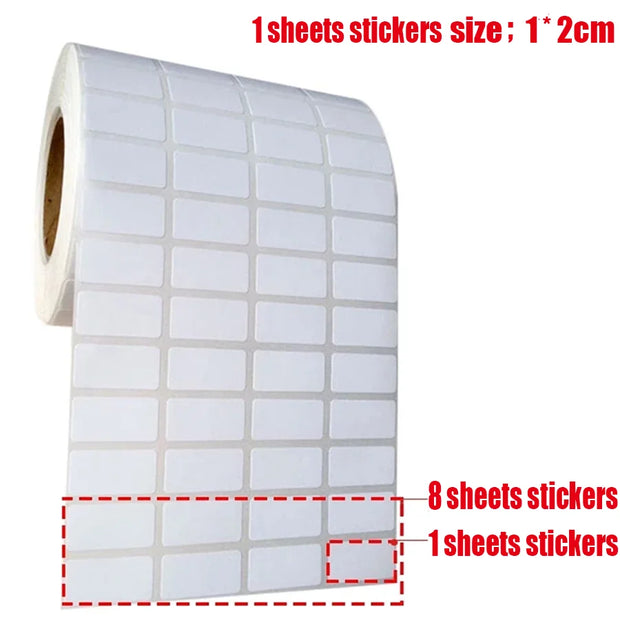 Diamond Painting Storage Box Stickers Diamond Embroidery Accessories White Sticker Distinguish Diamond Number Label Stickers