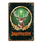 Metal Poster Classic Beer Brand Sign Wall Decor for Bar Pub Club Retro Wall Decoration Metal Plaque Pendant Art for Man Cave