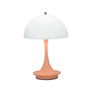 Mushroom  Portable LED Table Lamp USB Wireless rechargeable Touch Night Light Mood Desk Lamp for Christmas Bedside Decor