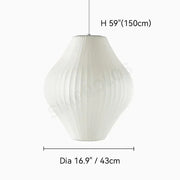 Denmark Silk LED Pendant Lamp Designer Hanging Light for Living Room Hotel Hall Restaurant Modern Home Decor Factory Direct