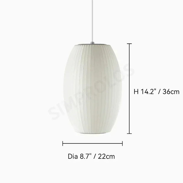 Denmark Silk LED Pendant Lamp Designer Hanging Light for Living Room Hotel Hall Restaurant Modern Home Decor Factory Direct