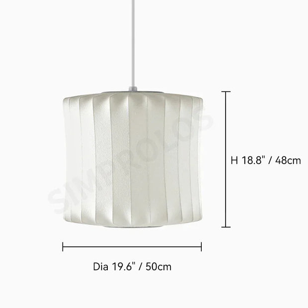 Denmark Silk LED Pendant Lamp Designer Hanging Light for Living Room Hotel Hall Restaurant Modern Home Decor Factory Direct