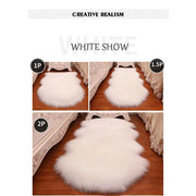 Faux Fluffy Shaggy Rugs Artificial Sheepskin Long Hair Carpet Floor Wool Fluffy Mat Home Decor Non Slip For Living Room Bedroom