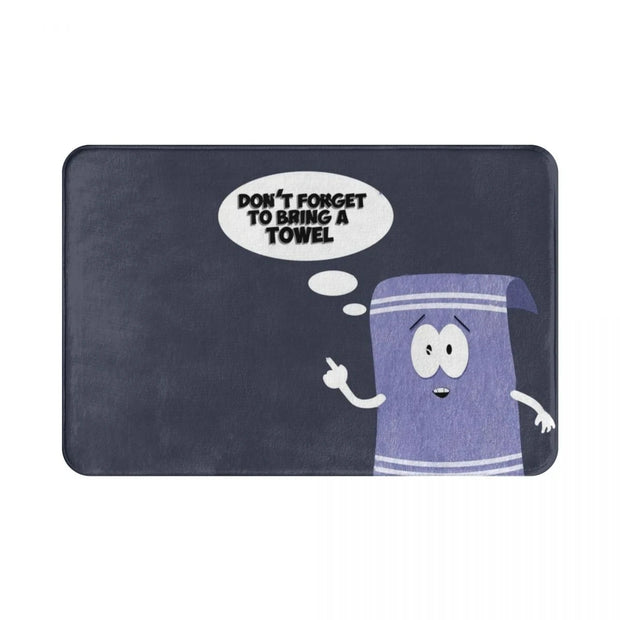 Don't To Bring A Towelie Bathroom Non-slip Entrance Doormat Home Floor Decor Indoor Welcome Mat Corridor Balcony Long Rug Carpet