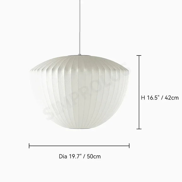 Denmark Silk LED Pendant Lamp Designer Hanging Light for Living Room Hotel Hall Restaurant Modern Home Decor Factory Direct