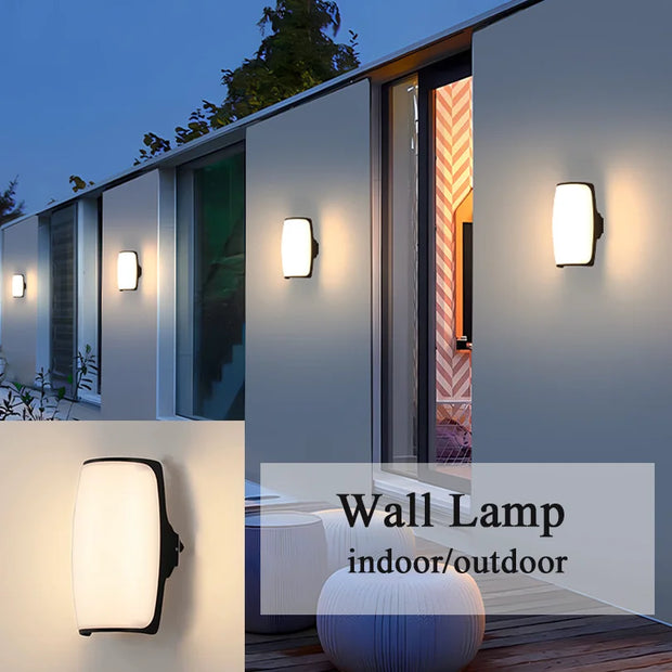 LED Outdoor Wall Lamp Waterproof IP66 110V 220V indoor bedroom living room outdoor porch wall light garden decorative light