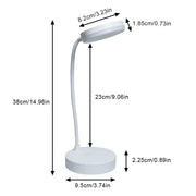 LED Portable Dimmable Table Lamp USB Plug Powered Desk Lamp Bedroom Reading Night Light Eye Protection LED Bedside Lamp