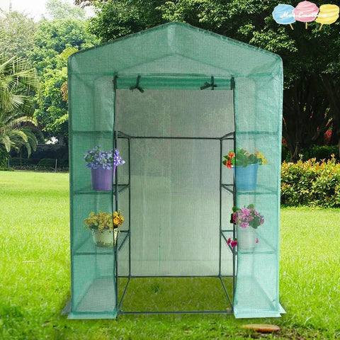 1pcs PVC Garden Walk-in Greenhouse Plant Cover High-quality PVC Gardening Greenhouse Inner Accessories Without Iron Frame