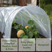 1pc Premium Greenhouse Tunnel Foil Plastic Horticultural Polythene Sheet Durable Home Garden Greenhouses Supplies