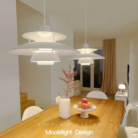 Danish Design Pendant Light High Quality Umbrella Led Hanging Lamp Live Room Loui Lustre Kitchen Paulsen UFO 50 Color Droplight