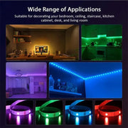 WiFi LED Strip Light Tuya Smart Life Flexible Light Lamp USB RGB5050 Desktop Screen TV BackLight Diode Tape Support Alexa Google