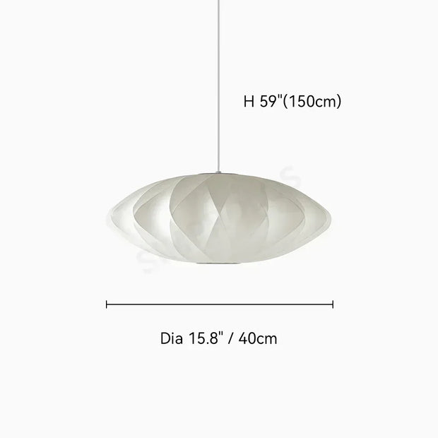 Denmark Silk LED Pendant Lamp Designer Hanging Light for Living Room Hotel Hall Restaurant Modern Home Decor Factory Direct