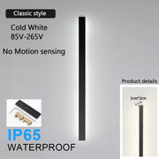 2/1PCS Motion sensing LED Waterproof IP65 outdoor Long wall lamp villa Wall Light Garden porch Sconce Light 110V 220V 55-200CM ﻿