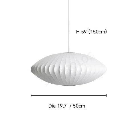 Denmark Silk LED Pendant Lamp Designer Hanging Light for Living Room Hotel Hall Restaurant Modern Home Decor Factory Direct