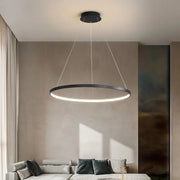 Modern Round Ring Led Pendant Light for Dining Living Room Center Table Kitchen Bedroom Minimalist Decor Hanging Lamp Fixture