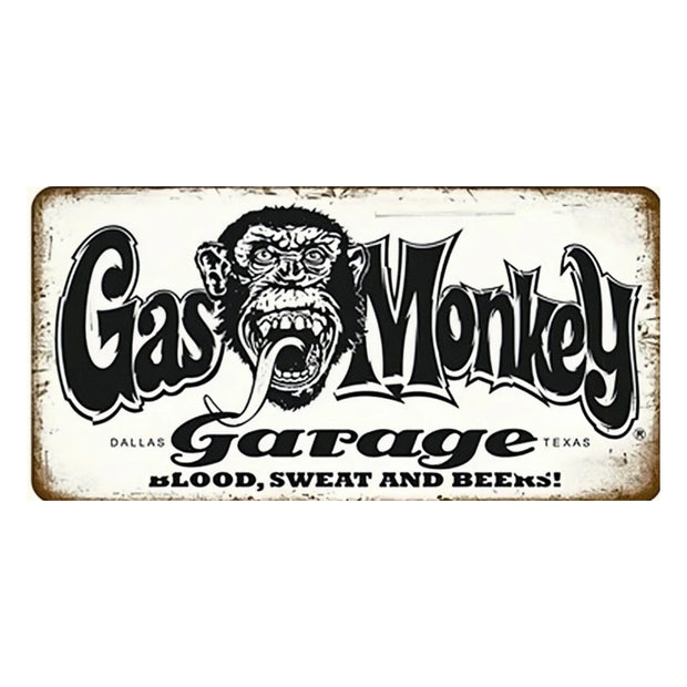 Garage Car Retro Route 66 Licenses Plate Metal Sign Posters On The Wall Tin Sign Vintage Poster Home Decor Art Decoration