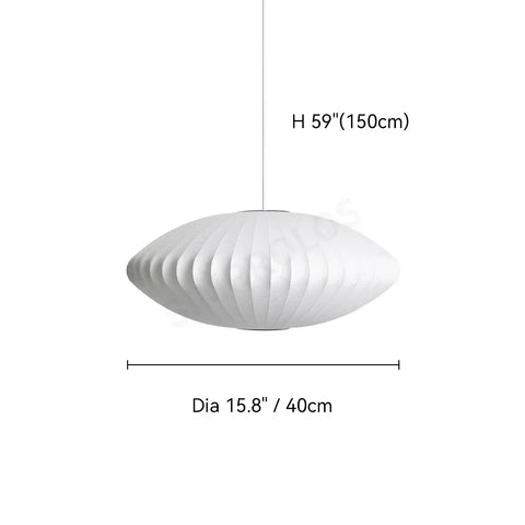 Denmark Silk LED Pendant Lamp Designer Hanging Light for Living Room Hotel Hall Restaurant Modern Home Decor Factory Direct