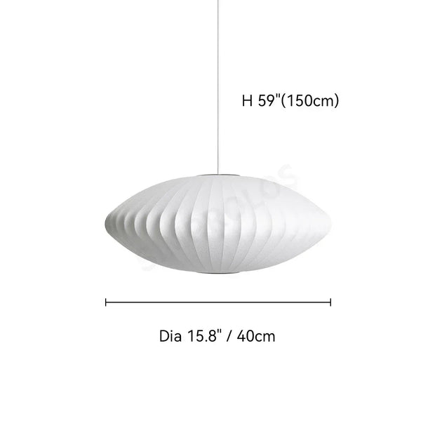 Denmark Silk LED Pendant Lamp Designer Hanging Light for Living Room Hotel Hall Restaurant Modern Home Decor Factory Direct