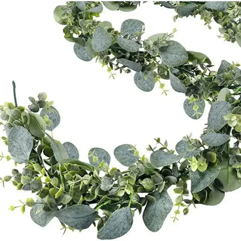 1 artificial leaf, green fake plant, spring vine, suitable for wedding, home, party decoration