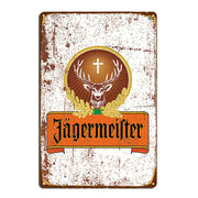 Metal Poster Classic Beer Brand Sign Wall Decor for Bar Pub Club Retro Wall Decoration Metal Plaque Pendant Art for Man Cave