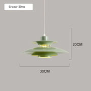 Danish UFO Hanging Lamp Nordic LED Dining Table Pendant Light Minimalist Indoor Living Room Decoration Restaurant Bar Chandelier