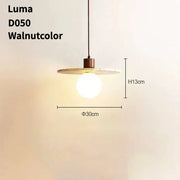 Luma Japanese Style Stone Pendant Lights Yellow Hole Stone Wabi-Sabi Led Hanging Lamp for Bedroom Bedside Dining Room Chandelier