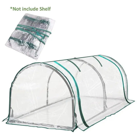 Portable Home Tunnel Tent Small Greenhouse Cover Garden accessories for Outside Winter Air Circulation Bracket Not Included