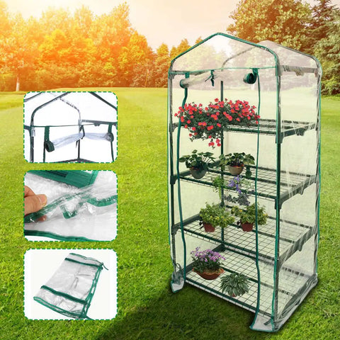 Greenhouse Cover 3 Tier PVC Plant Greenhouse Replacement Plants Flower House Grow Tent Cover for Garden Gardening Flowerpot