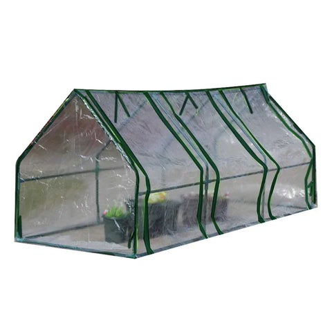 Mini Garden Greenhouse Cover Replacement Cover With Roll-up Door Water Resistant Hyaline Plant Flowers Vegetable Without Bracket