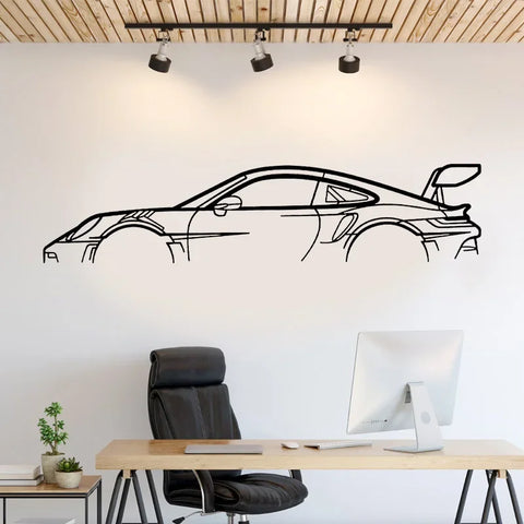 Car Silhouette Wall Art Sticker Vinyl Home Decoration Automotive Service Center Garage Car Beauty Shop Decor Decals Murals A610