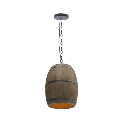 Antique wooden wine barrel chandelier hanging rustic and unique ceiling lamps,suitable for restaurants,bedrooms,cafes,bars,clubs