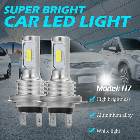 2Pcs LED Car Light H7 H4 Headlight Bulb H1 H11 H3 9005 9006 20000Lm 6000K White 3000K Yellow H9 H8 H1 Auto Front Fog Lamp