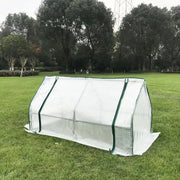 1pc Small Grow Tunnel Outdoor Garden Greenhouse Reinforced Cover With Mesh Grid Garden Buildings Budynki Ogrodowe Invernadero