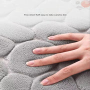 1pc Chic Cobblestone Design Kitchen Mat Soft Washable Anti-Skid Absorbent Home Decor Decor Rug