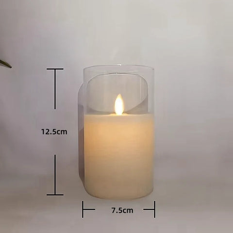 Flameless Flashing Candle Tea Battery Power Candle Electronic Wishing Led Halloween Home Decorat