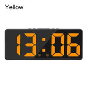 LED Digital Electronic Clock Backlight Large Number Alarm Clock Temperature Calendar Bedside Table Nightlight Home Decoration