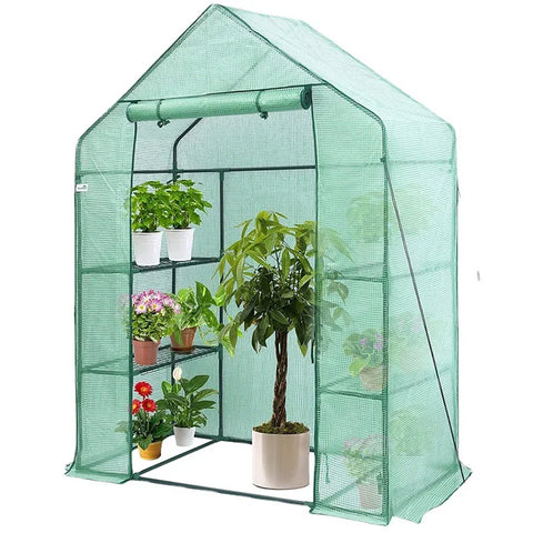 Large Walk-in Greenhouse Wintering Plant Protection Cover Outdoor Indoor Garden Flowe Potted Frost Rain Protection Grow Tent