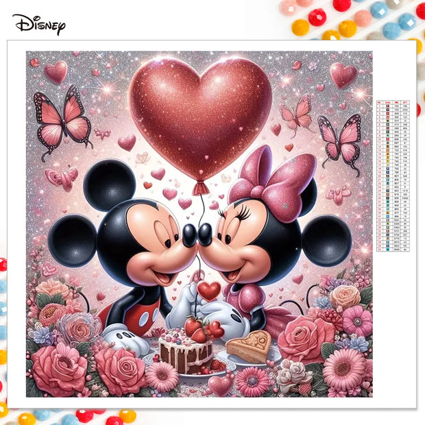 Disney Diamond Painting Mickey Mouse Cross Stitch Mosaic Minnie Mouse Embroidery Picture Rhinestones Cartoon Decor For Home