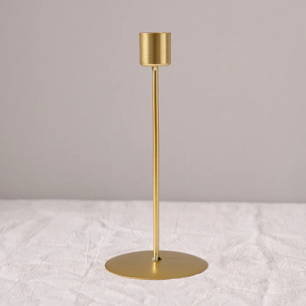 Luxury Metal Ins Candle Holders Candlestick Simple Golden Wedding Decoration Bar Party Living Room Decor